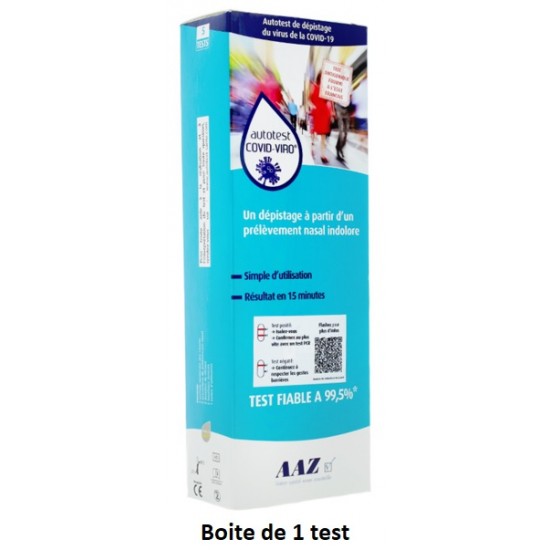 AUTOTEST COVID BOITE 1 TEST